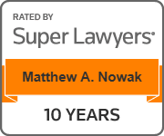 Rated by Super Lawyers | Matthew A. Nowak | 10 years